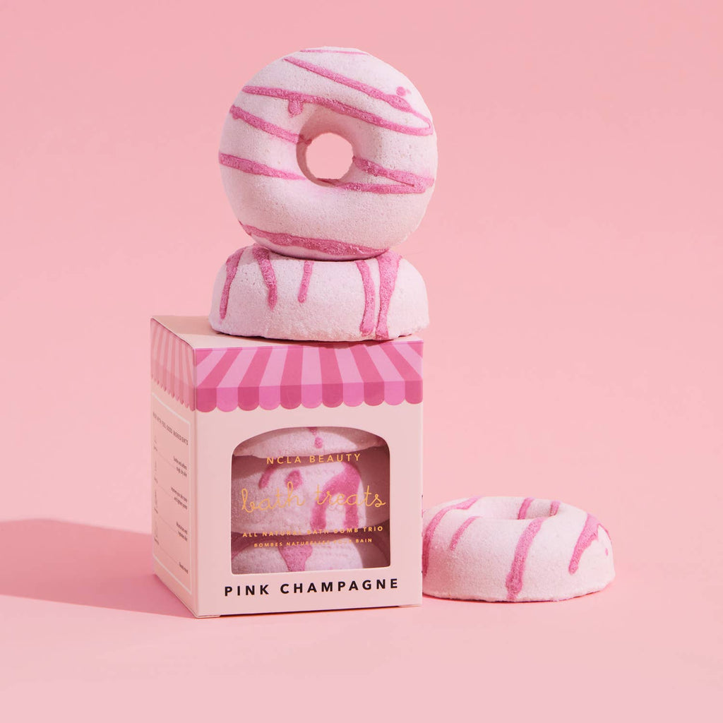 Pink Champagne Bath Treats (3 pc bath bomb set)