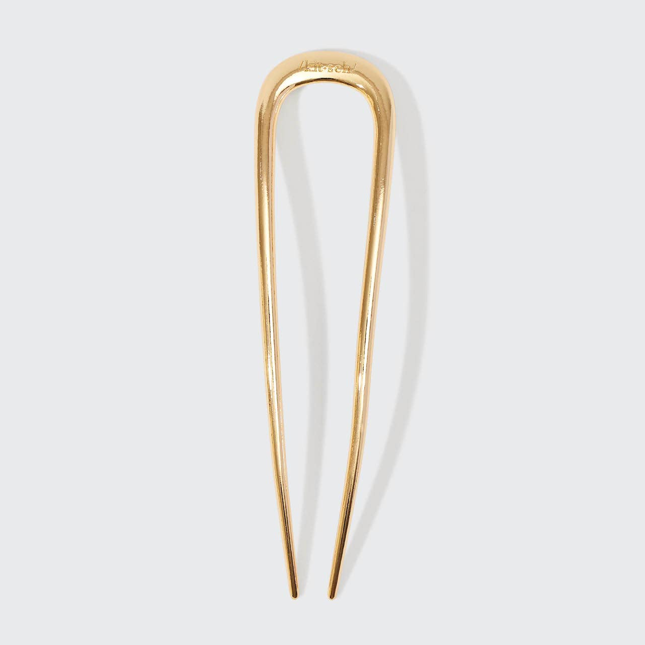 Metal French Hair Pin Gold