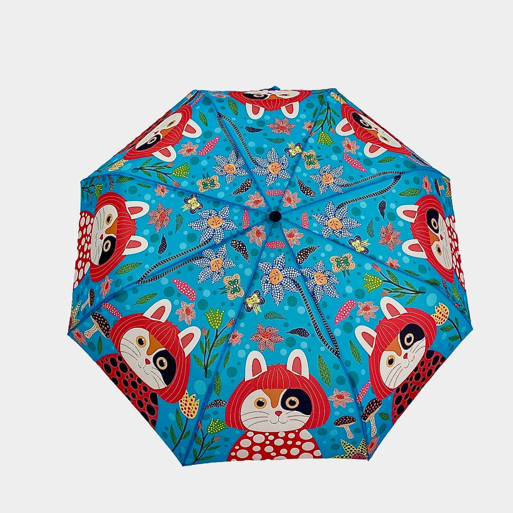 Museum Collection- Yayoi  Kusameow Kitty Cat Umbrella