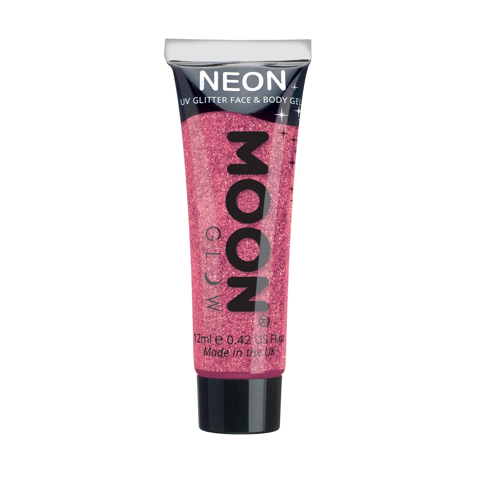 Neon UV Glow Blacklight Fine Face & Body Glitter Gel