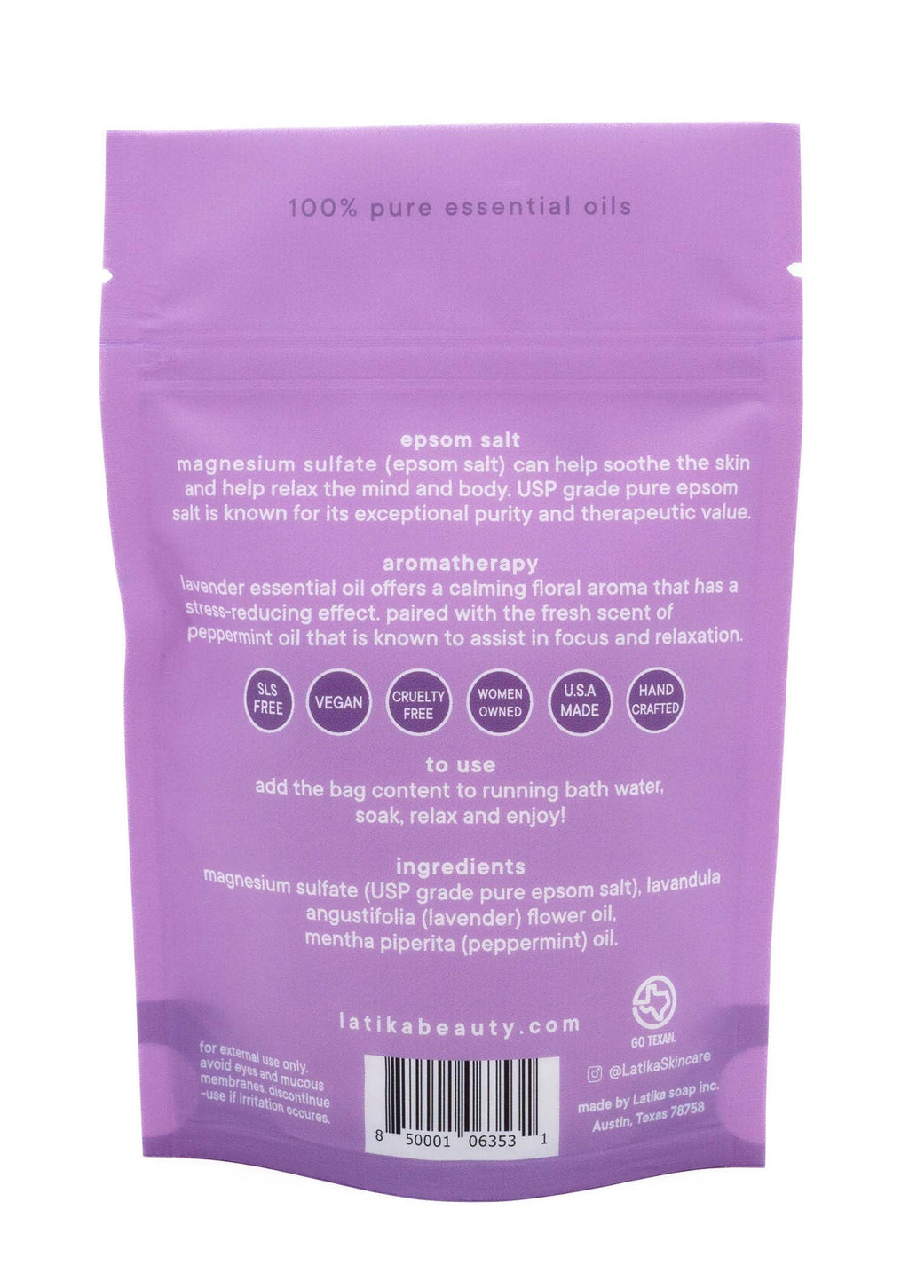 Calm – Lavender Mint Bath Salt