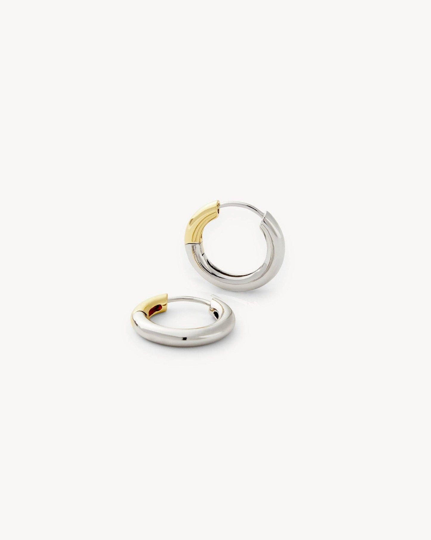 Petite Hoops in 3/4 Silver