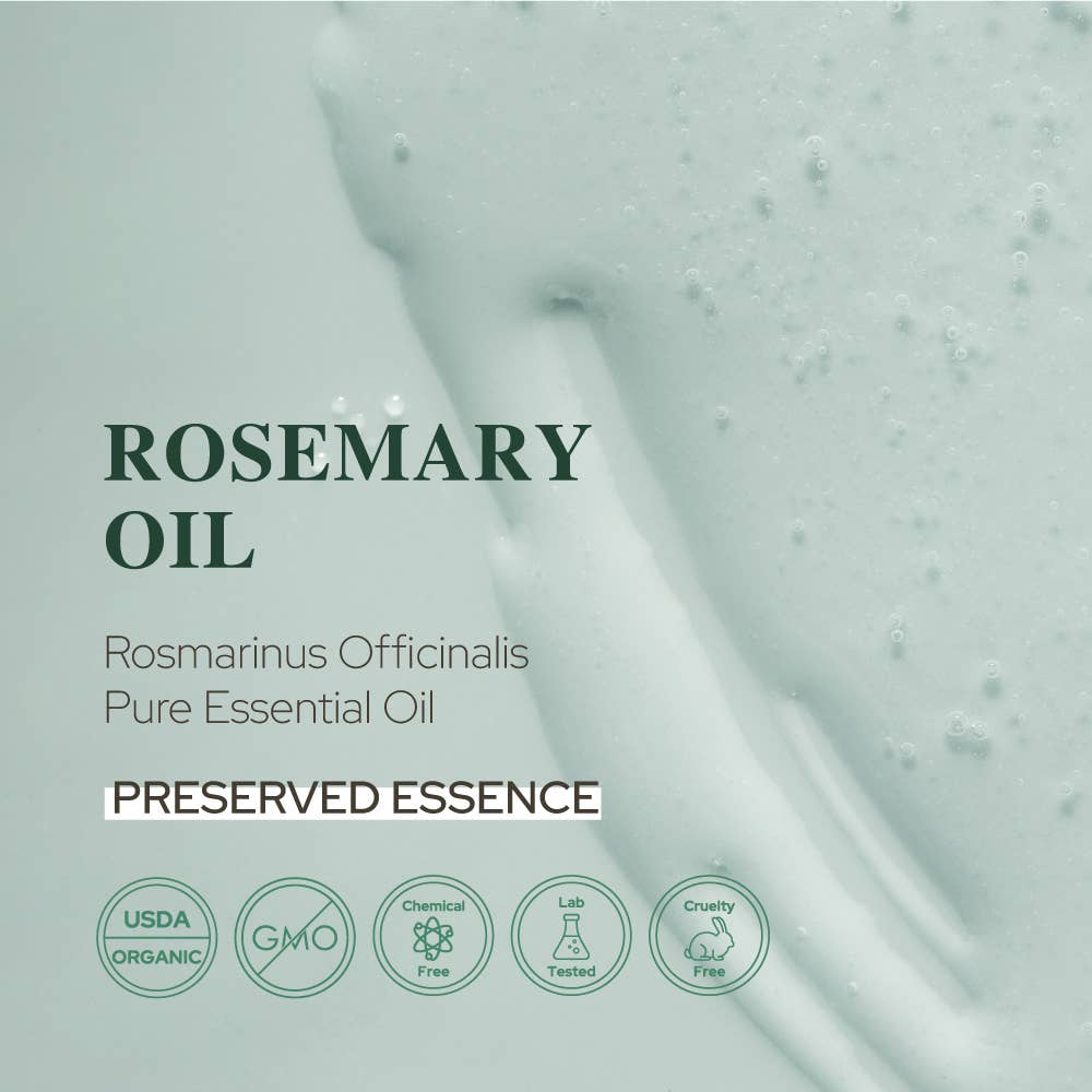 Rosemary Essential Oil for Aromatherapy Hair, Skin, & Nails