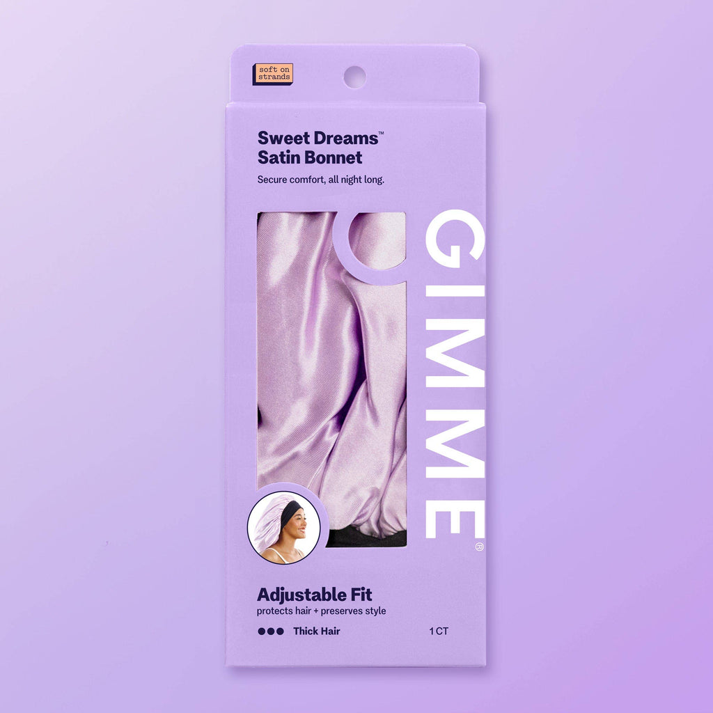 Satin Sleep Bonnet For Longer Hair - Sweet Dreams