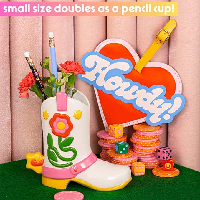 Giddy Up Ceramic Vase