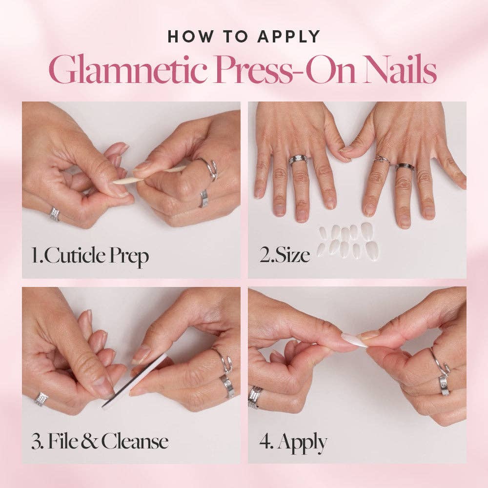 Pink Macaron French Tip Press-On Nails | Short Almond