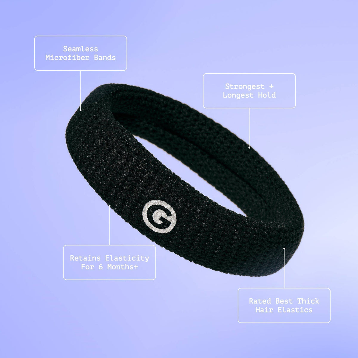 Hair Ties For Thick or Curly Hair - Bounce Back