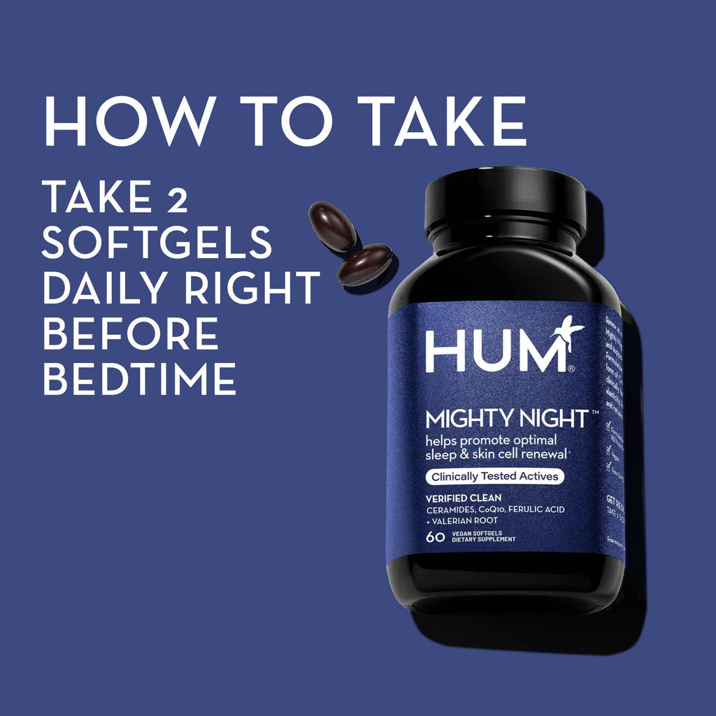 Mighty Night Nighttime Skin Cell Renewal Softgels