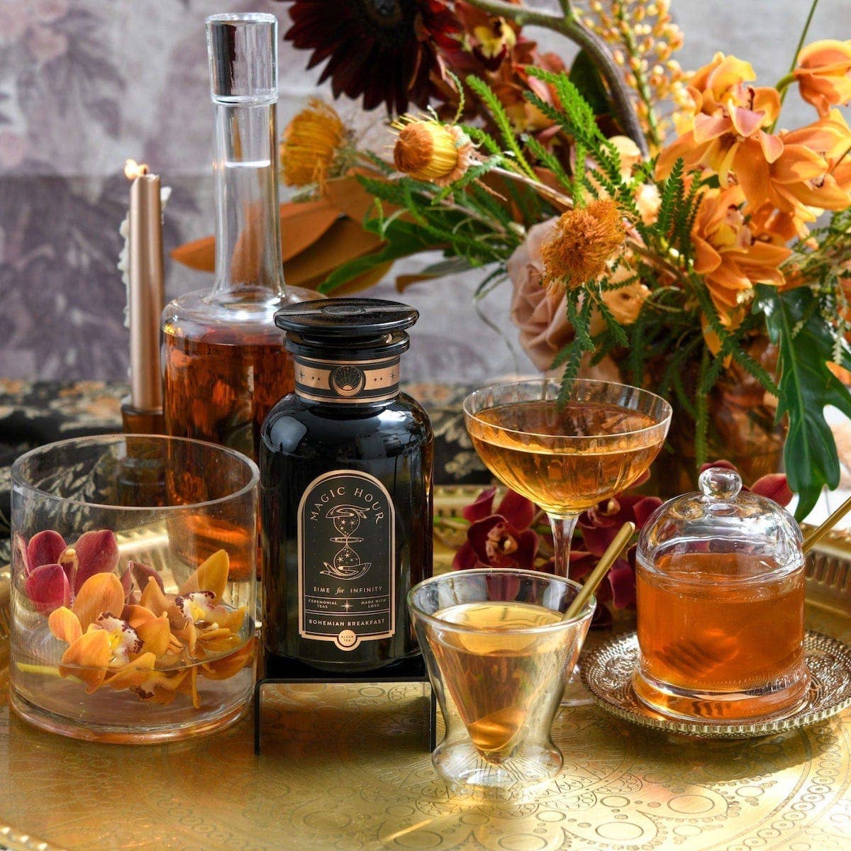 Bohemian Breakfast Black Tea- Probiotic Rich Vanilla Puerh