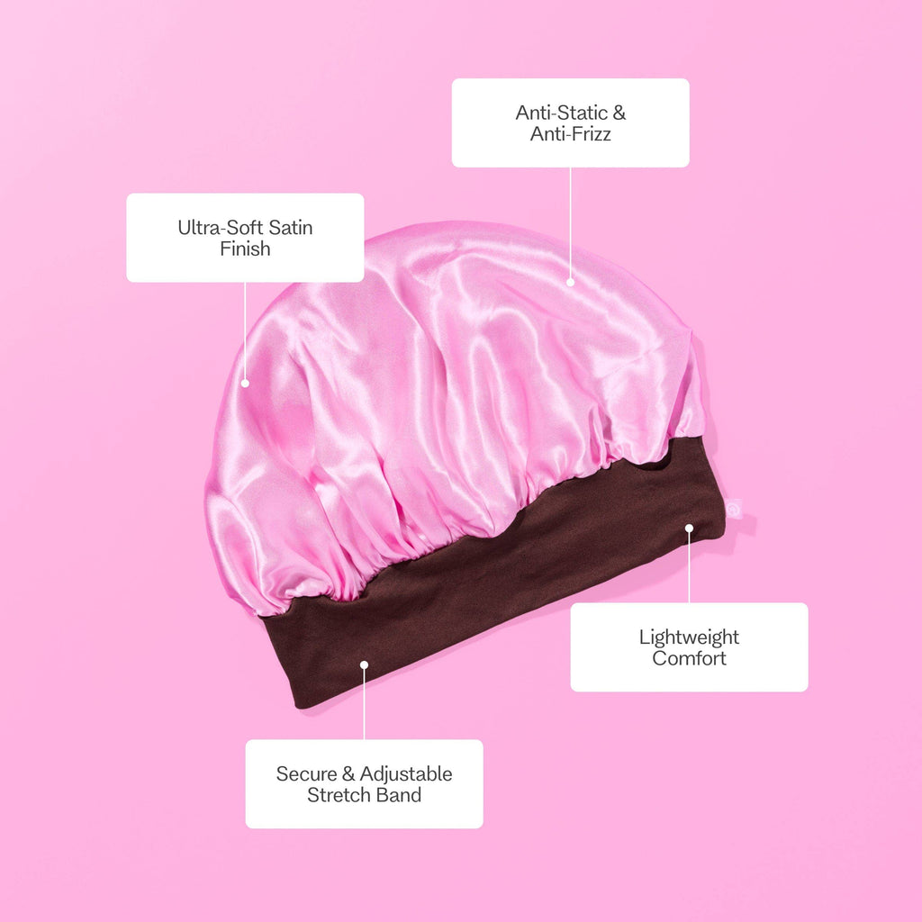 Satin Sleep Bonnet For Shorter Hair - Sweet Dreams