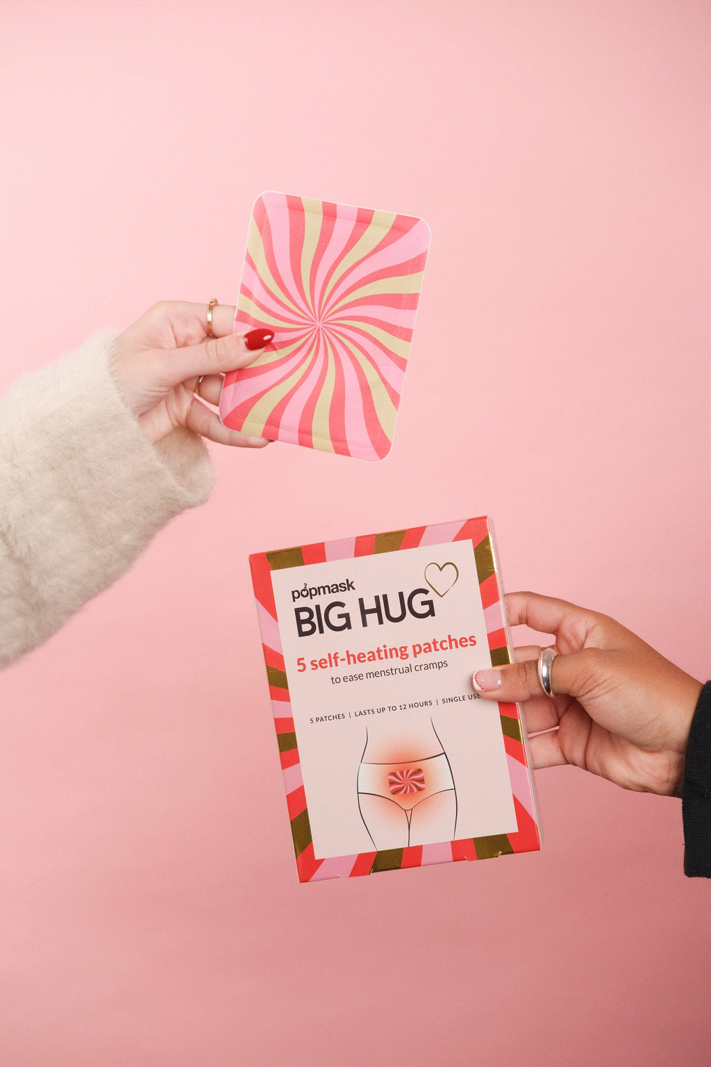 Big Hug Self Heating Menstrual Cramp Relief Patches