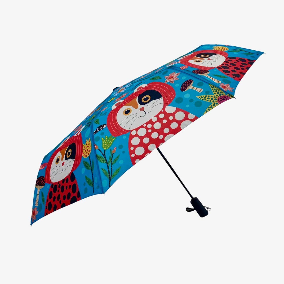 Museum Collection- Yayoi  Kusameow Kitty Cat Umbrella