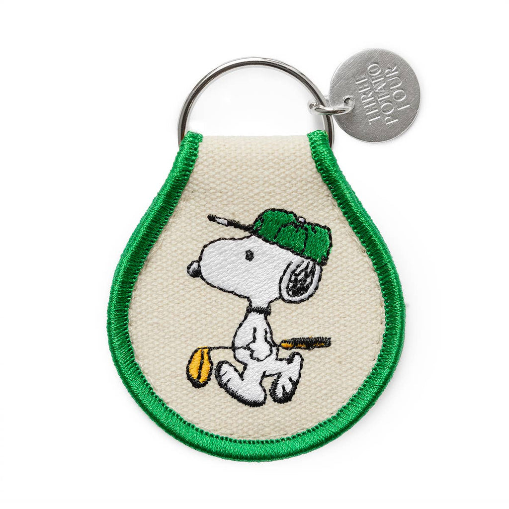 3P4 x Peanuts® - Snoopy Golf Patch Keychain
