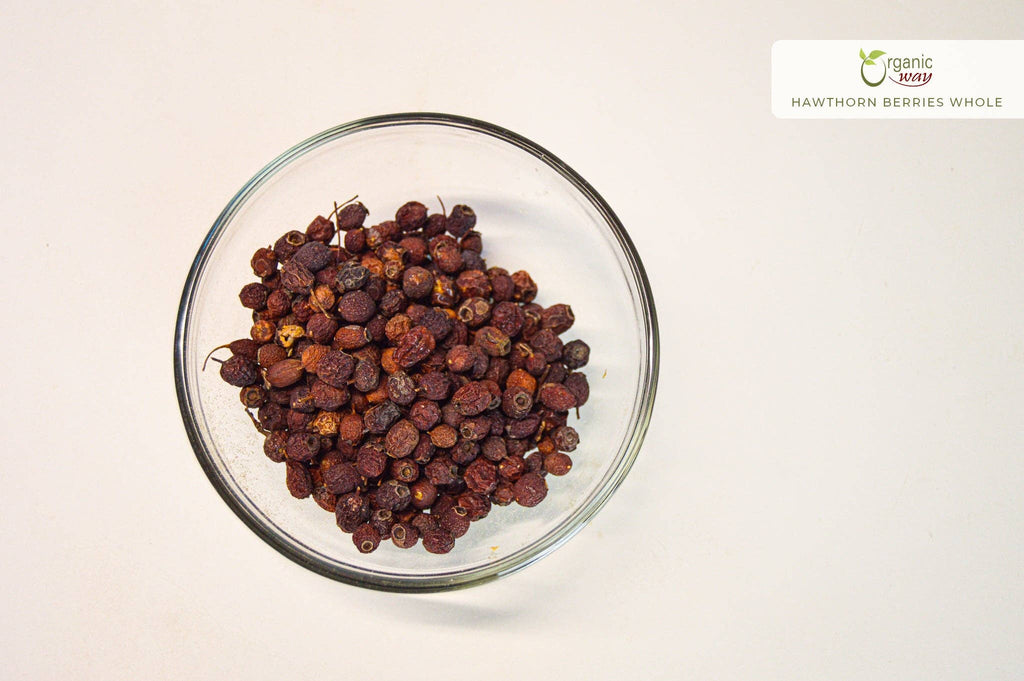 Hawthorn Berries Fruit Whole (Crataegus monogyna) - European Wild-Harvest | Kosher Certified | Vegan, Non GMO & Gluten Free | USDA Certified | Origin - Albania