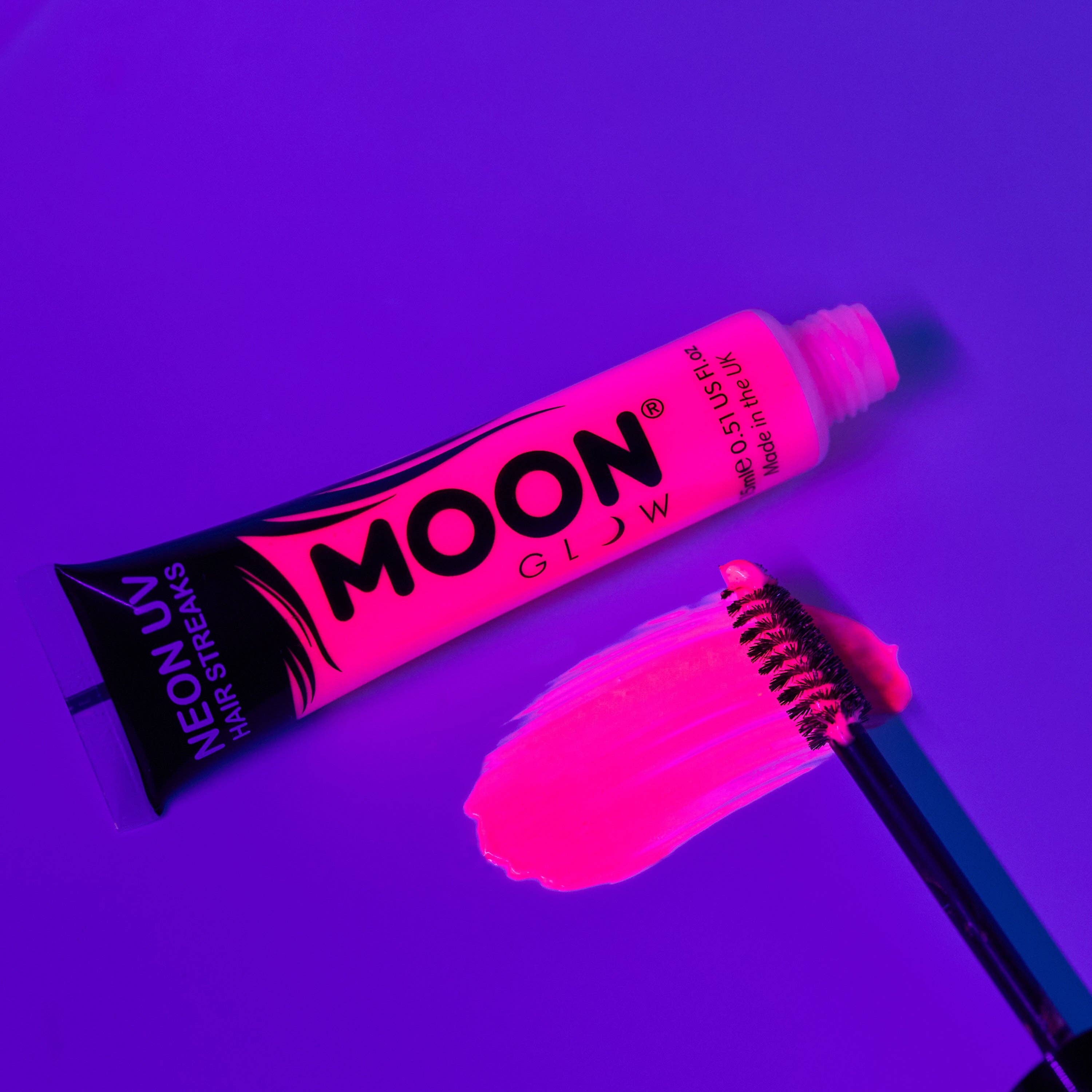 Neon UV Glow Blacklight Hair Streaks