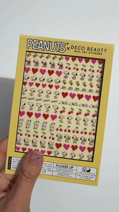 Nail Art Stickers - PEANUTS PUCKER UP