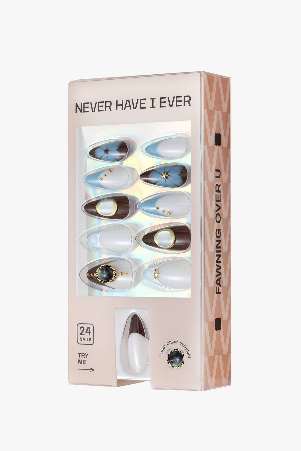 FAWNING OVER YOU - ALMOND PRESS-ON NAILS