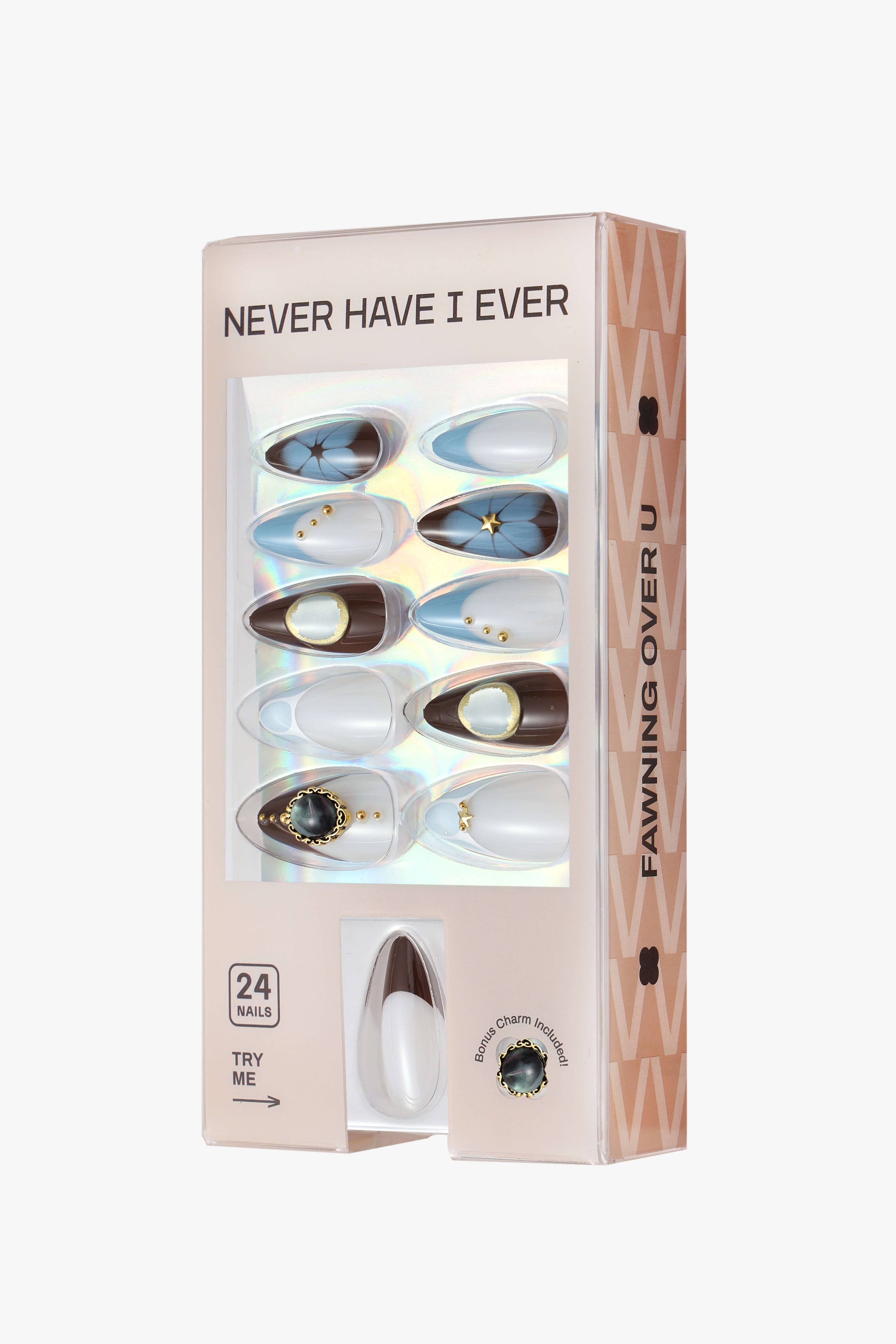 FAWNING OVER YOU - ALMOND PRESS-ON NAILS
