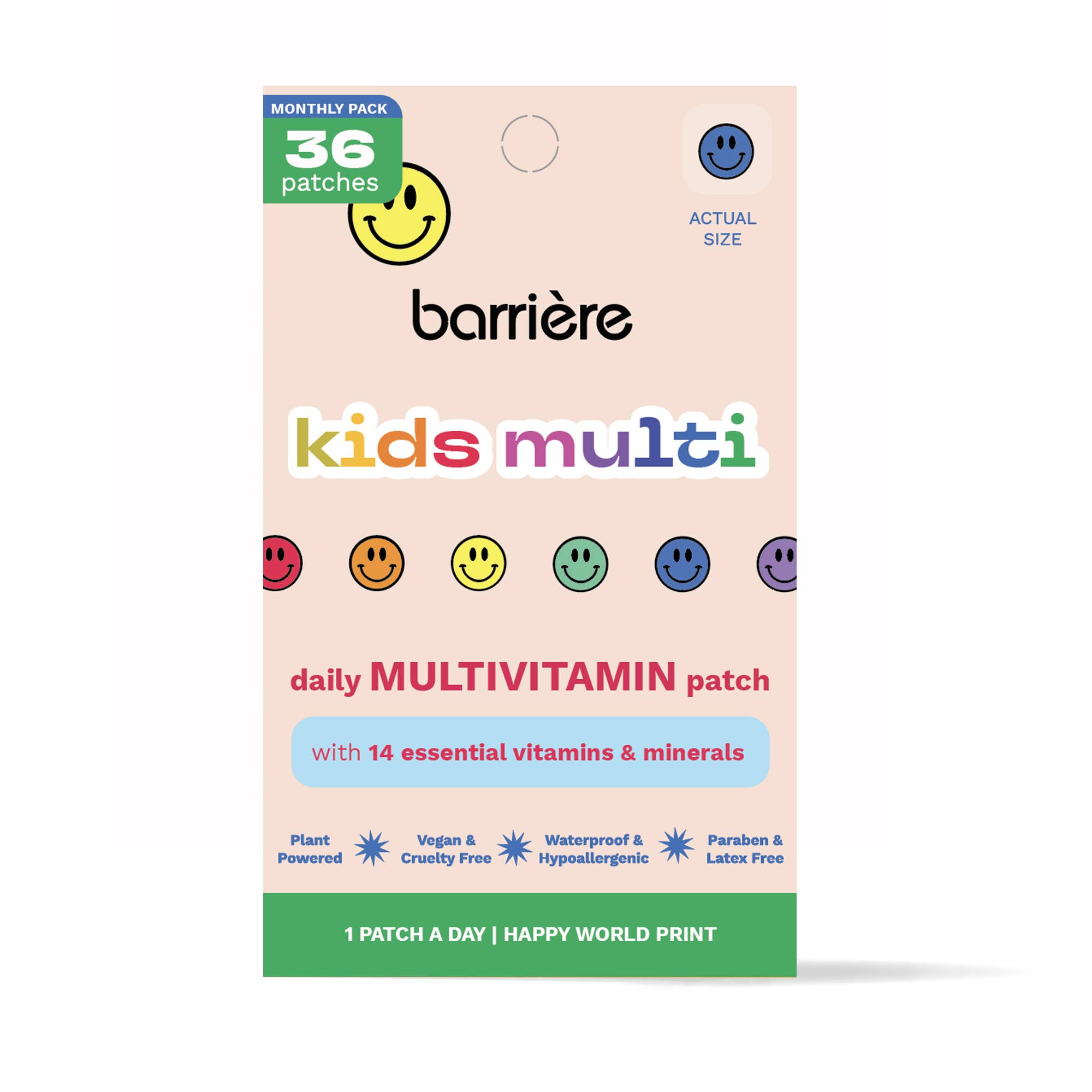 KIDS MULTIVITAMIN PATCH  - HAPPY WORLD