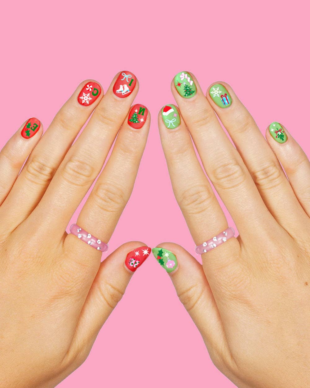 Santa Baby Nail Stickers