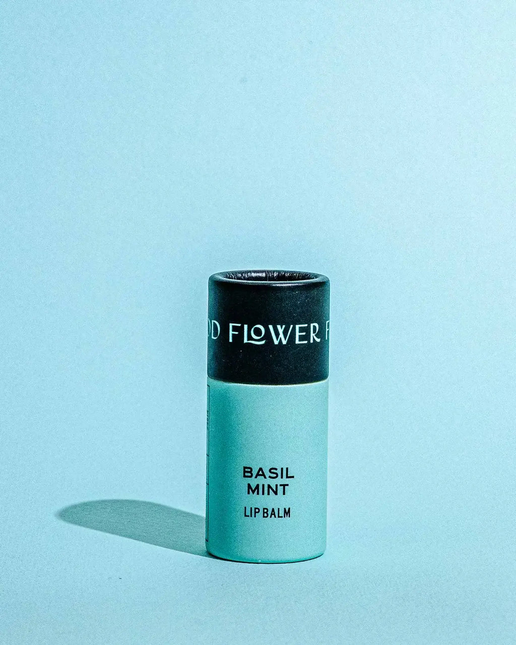 Basil Mint Organic Lip Balm / 0.3 oz Biodegradable Tube