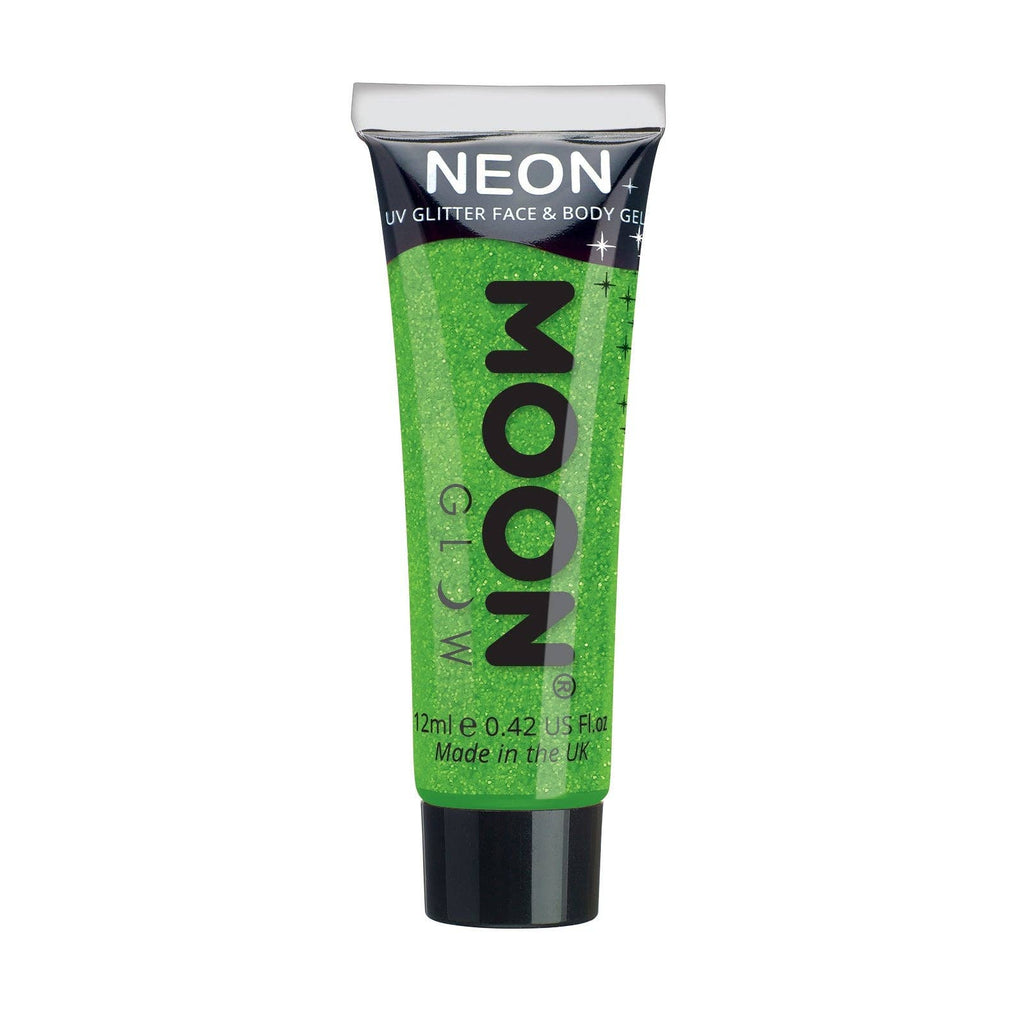 Neon UV Glow Blacklight Fine Face & Body Glitter Gel