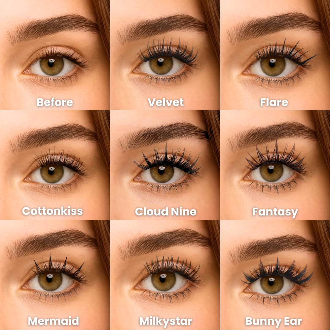 Manhua Book Travel Friendly False Lash Clusters – 11 Styles