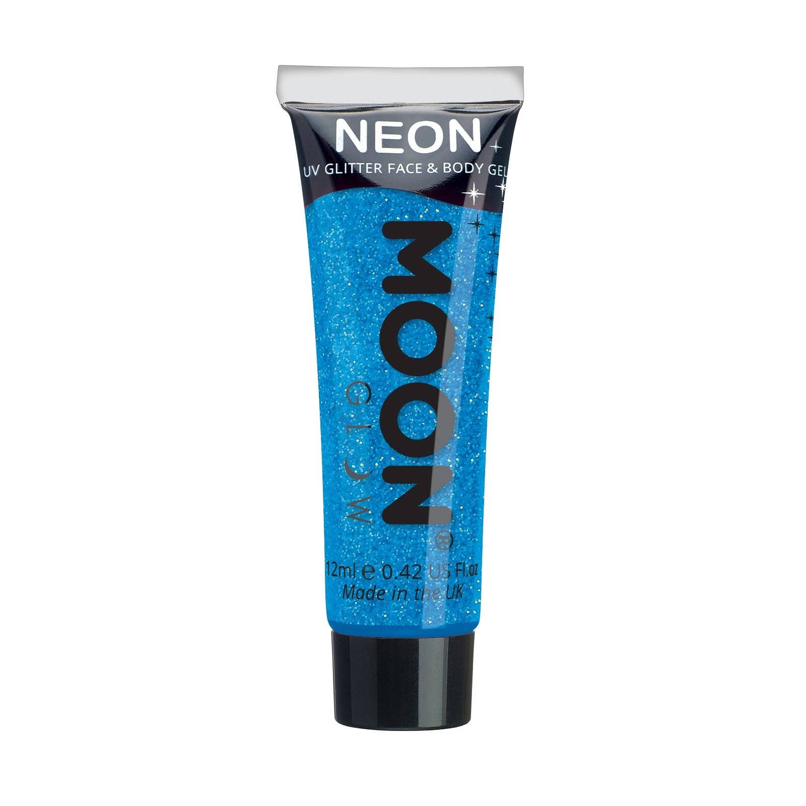 Neon UV Glow Blacklight Fine Face & Body Glitter Gel