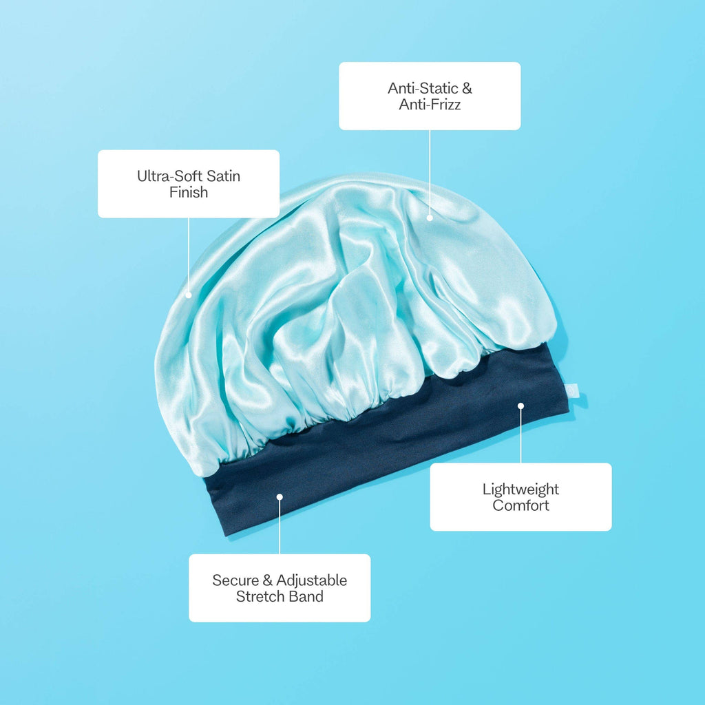 Satin Sleep Bonnet For Mid-Length Hair - Sweet Dreams