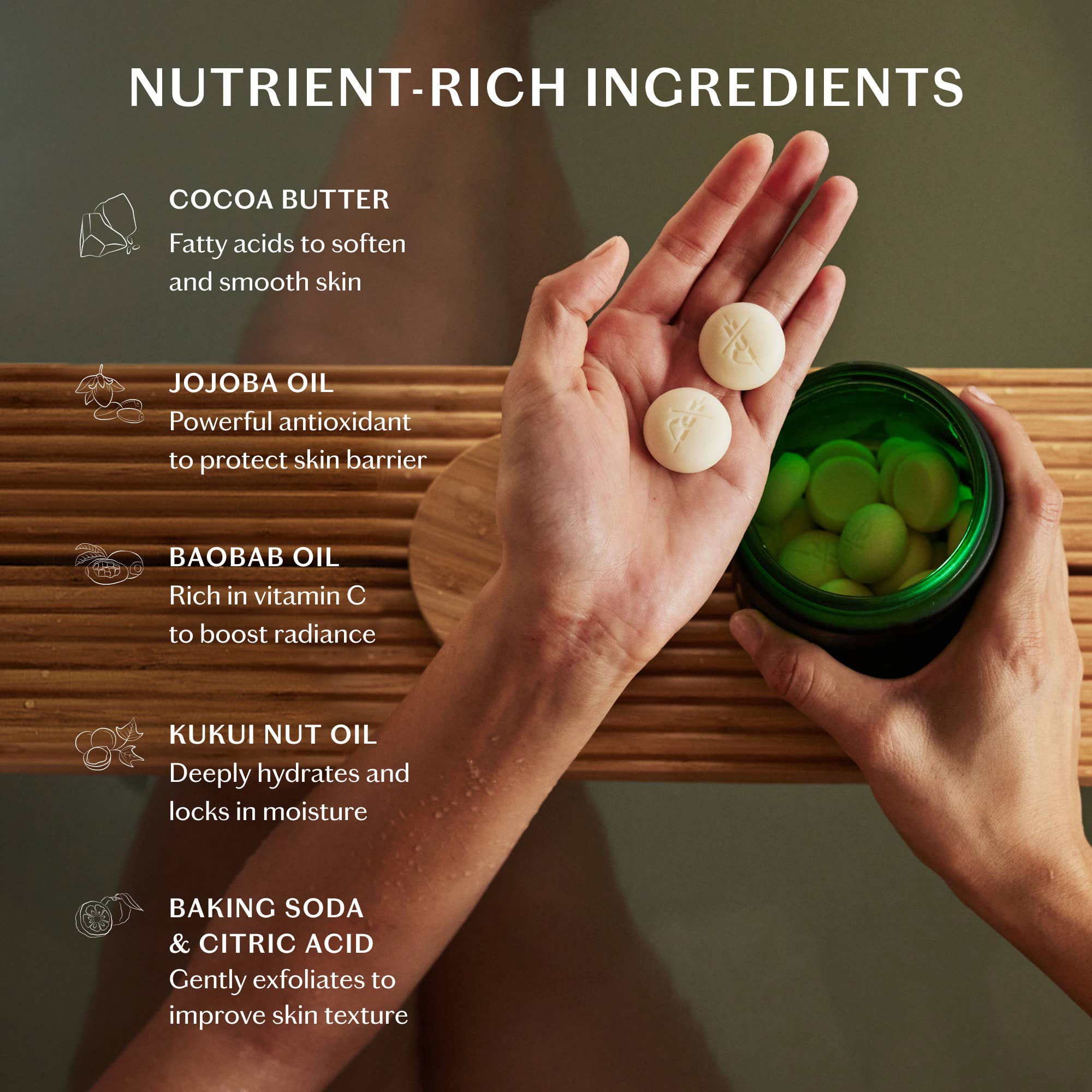 Sleep Pebble | Deep Moisturizing Solid Bath & Shower Oil