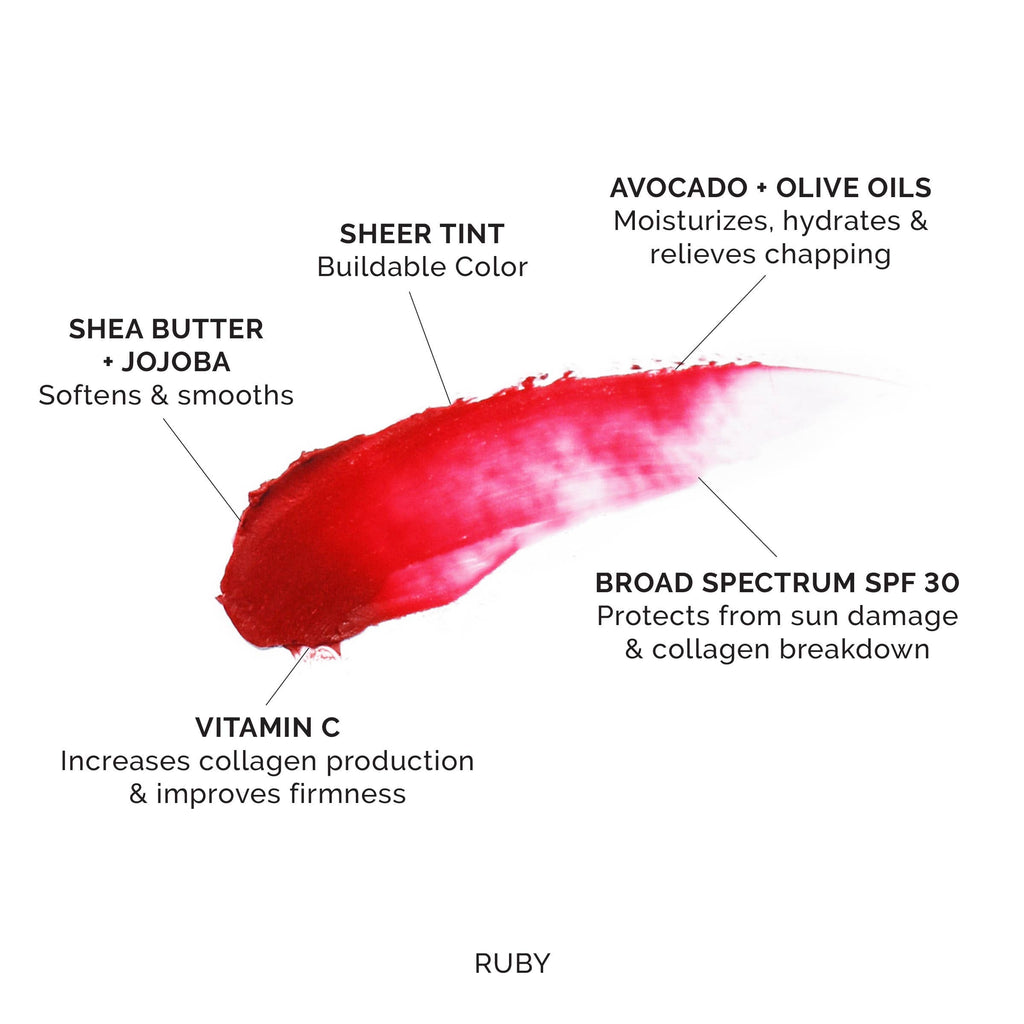 Hydrating Sheer Lip Balm SPF 30 Ruby