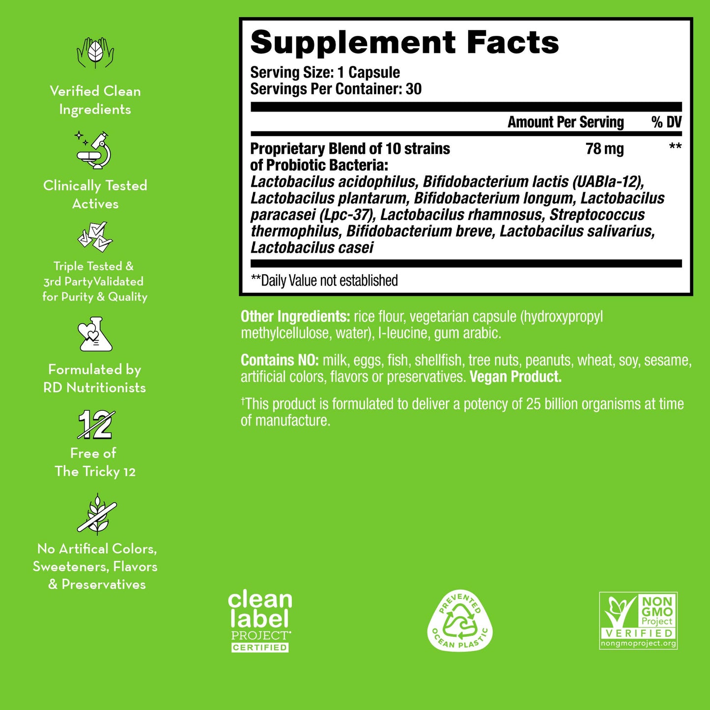 Gut Instinct Potent Probiotics Capsules