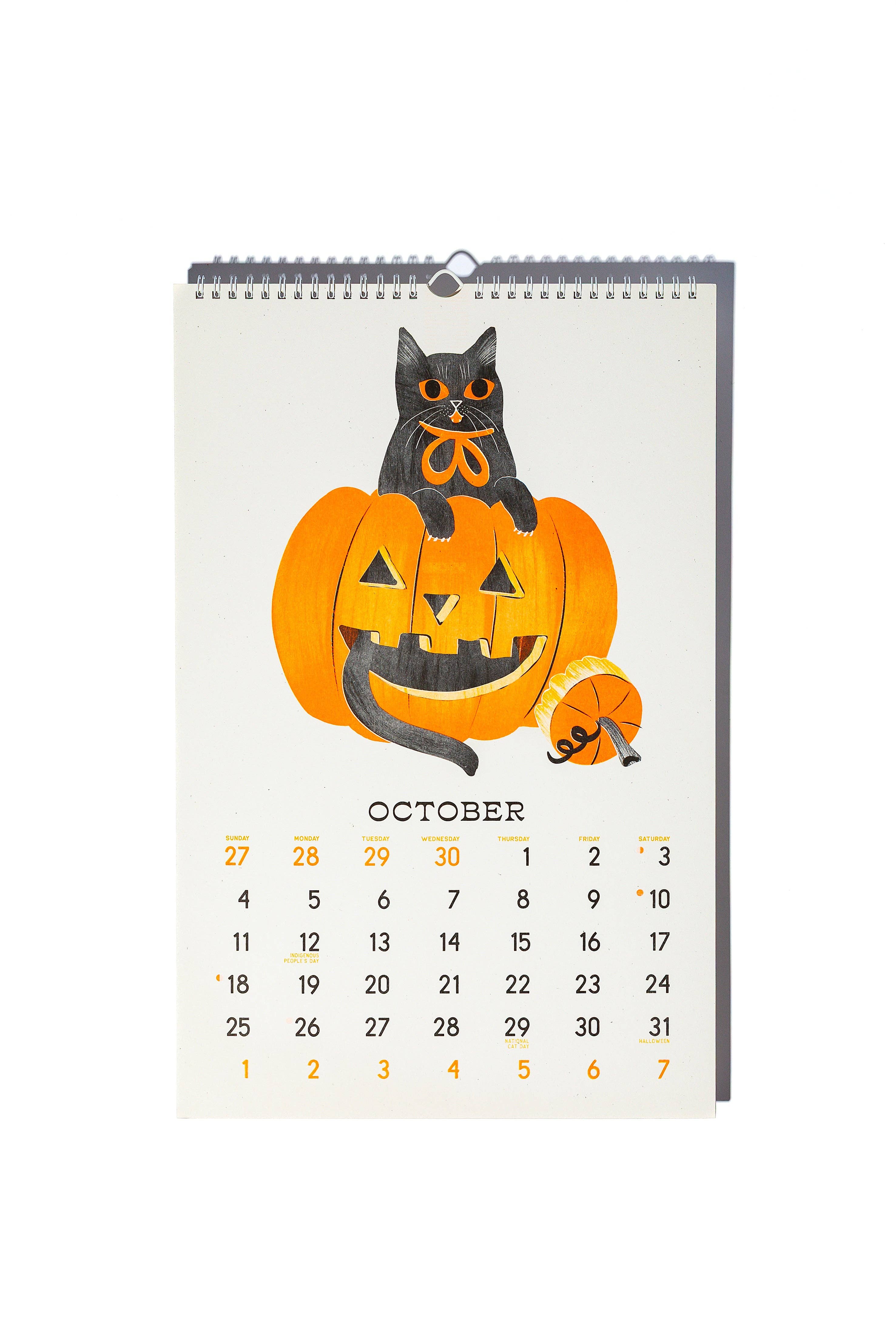 2026 Risograph Wall Calendar - Butterfly Days