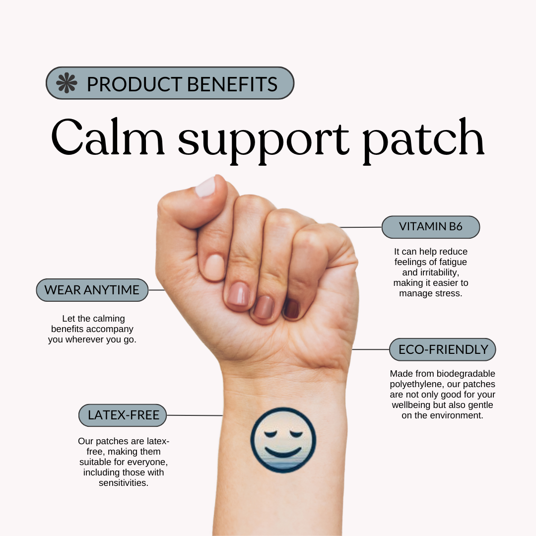 Calm Topical Vitamin Patches for Stress & Anxiety
