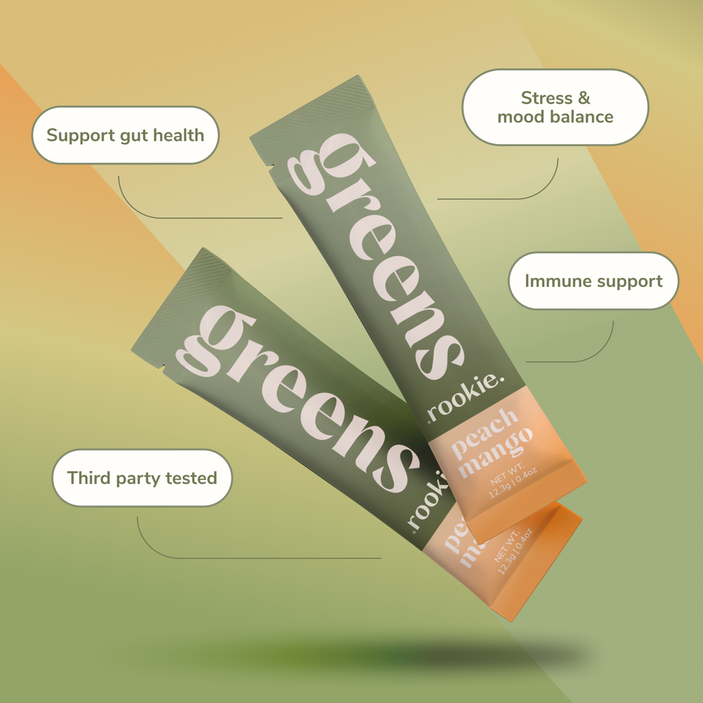 Peach Mango Superfood Powder Drink Mix: Gut & Immune Health