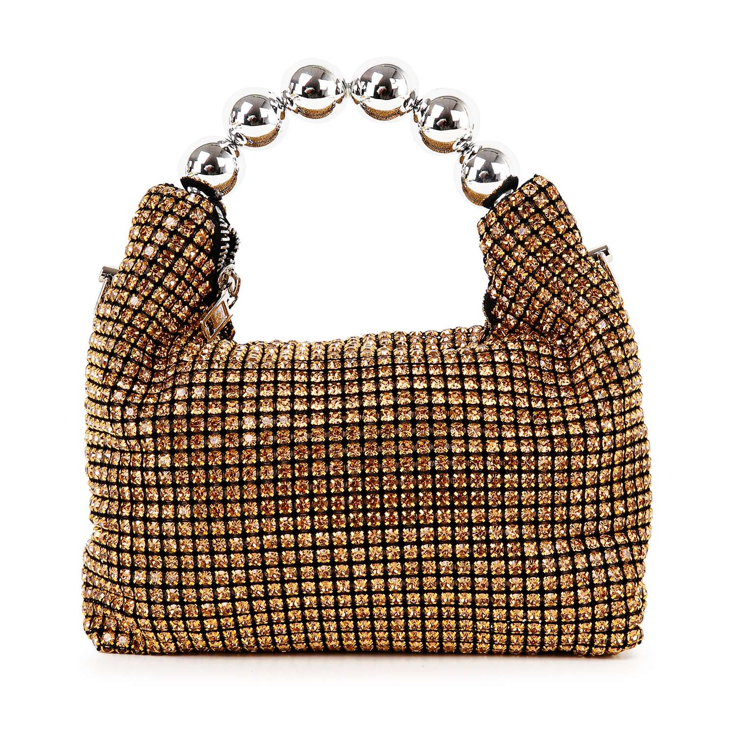 Beaded Rhinestone Bling Petite Hobo