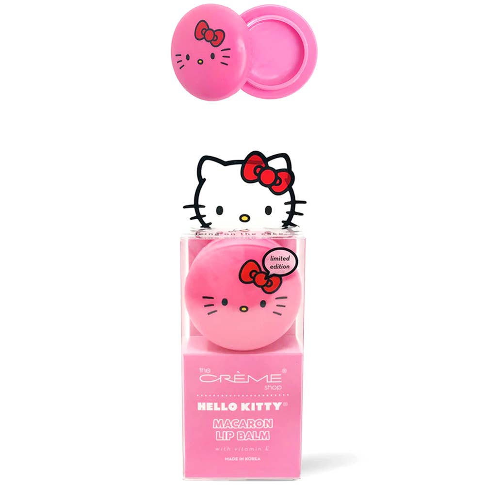 THE CREME SHOP X HELLO KITTY MACARON LIP BALM