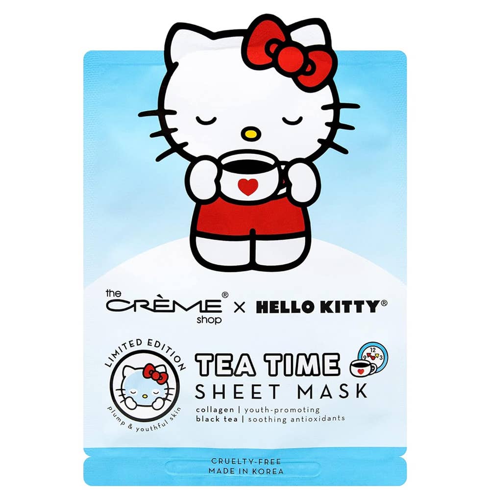 THE CREME SHOP X HELLO KITTY TEA TIME SHEET MASK