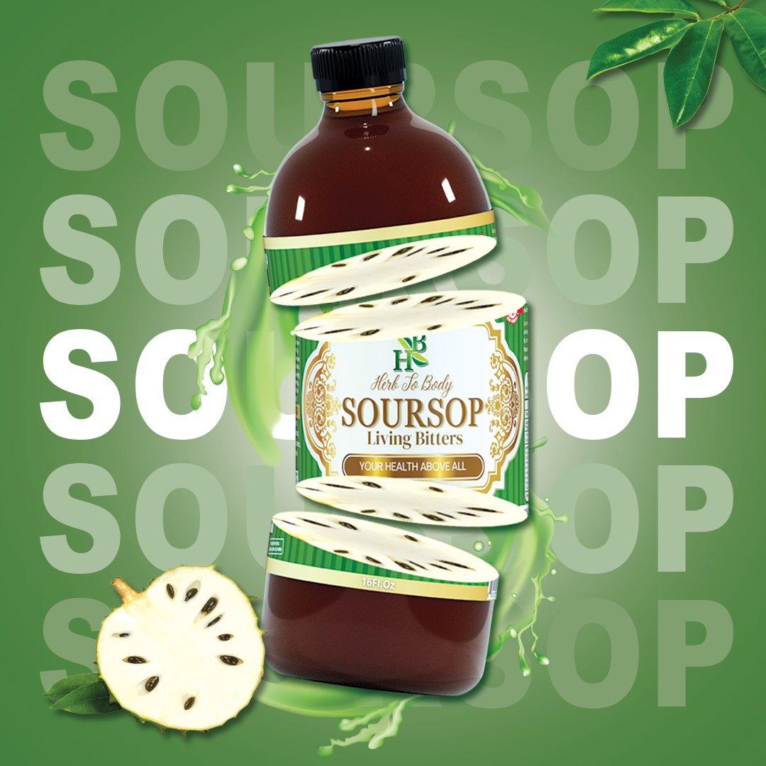 Soursop Living Bitters Herbal Tonic 16oz - Botanical Blend