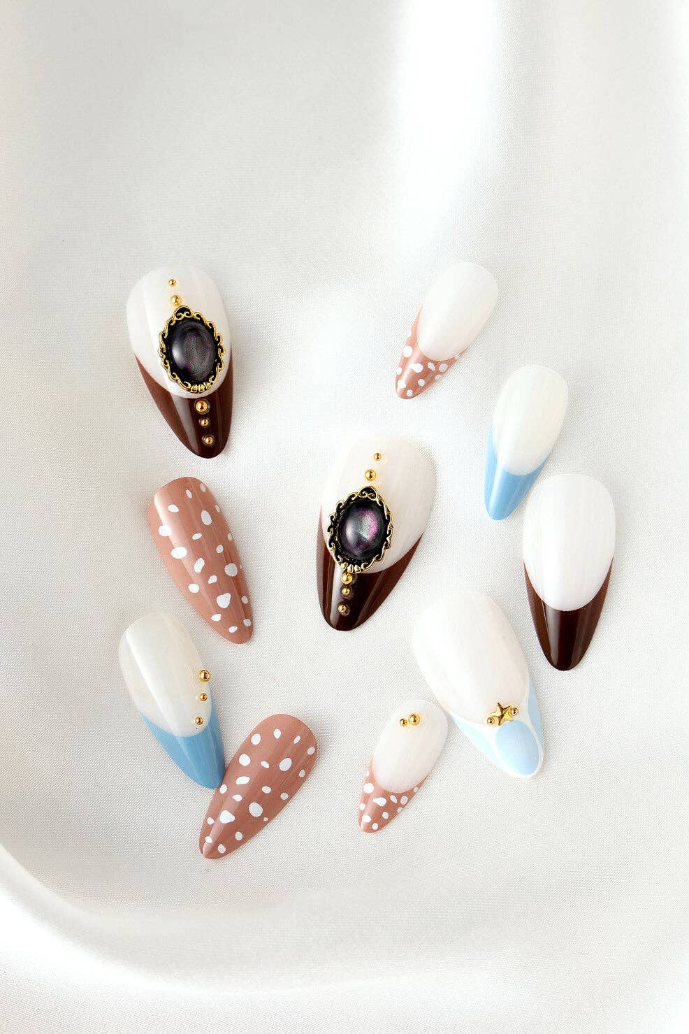 FAWNING OVER YOU - ALMOND PRESS-ON NAILS