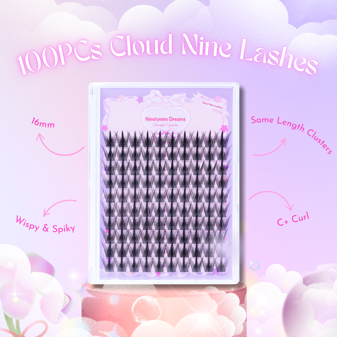 Cloud Nine Spiky Doll-Eye False Lash Clusters – 100PC Pack