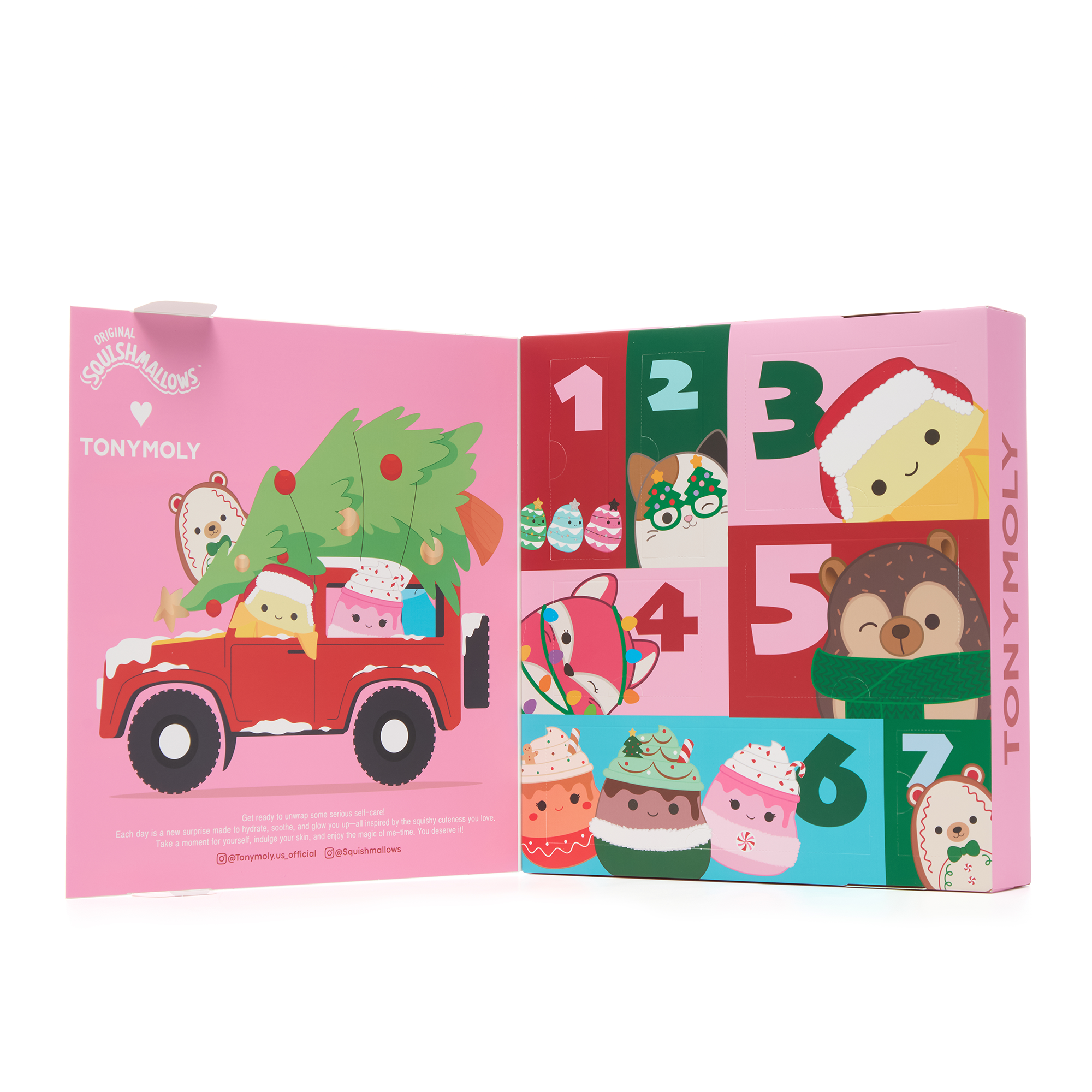 Limited Edition | Squishmallows x TONYMOLY Skincare Advent Calendar