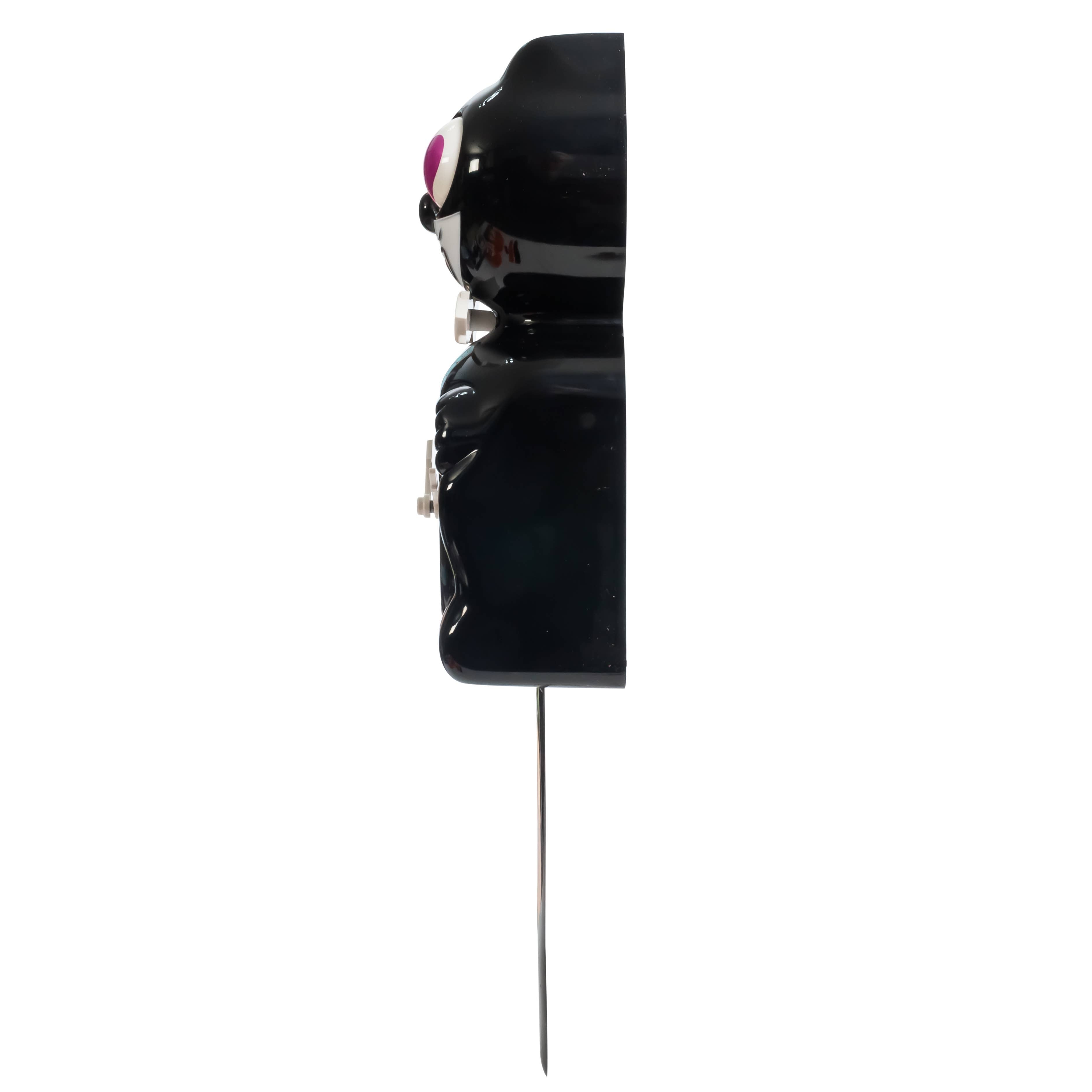 Classic Black Kit Cat Klock - Magenta Heart Limited Edition