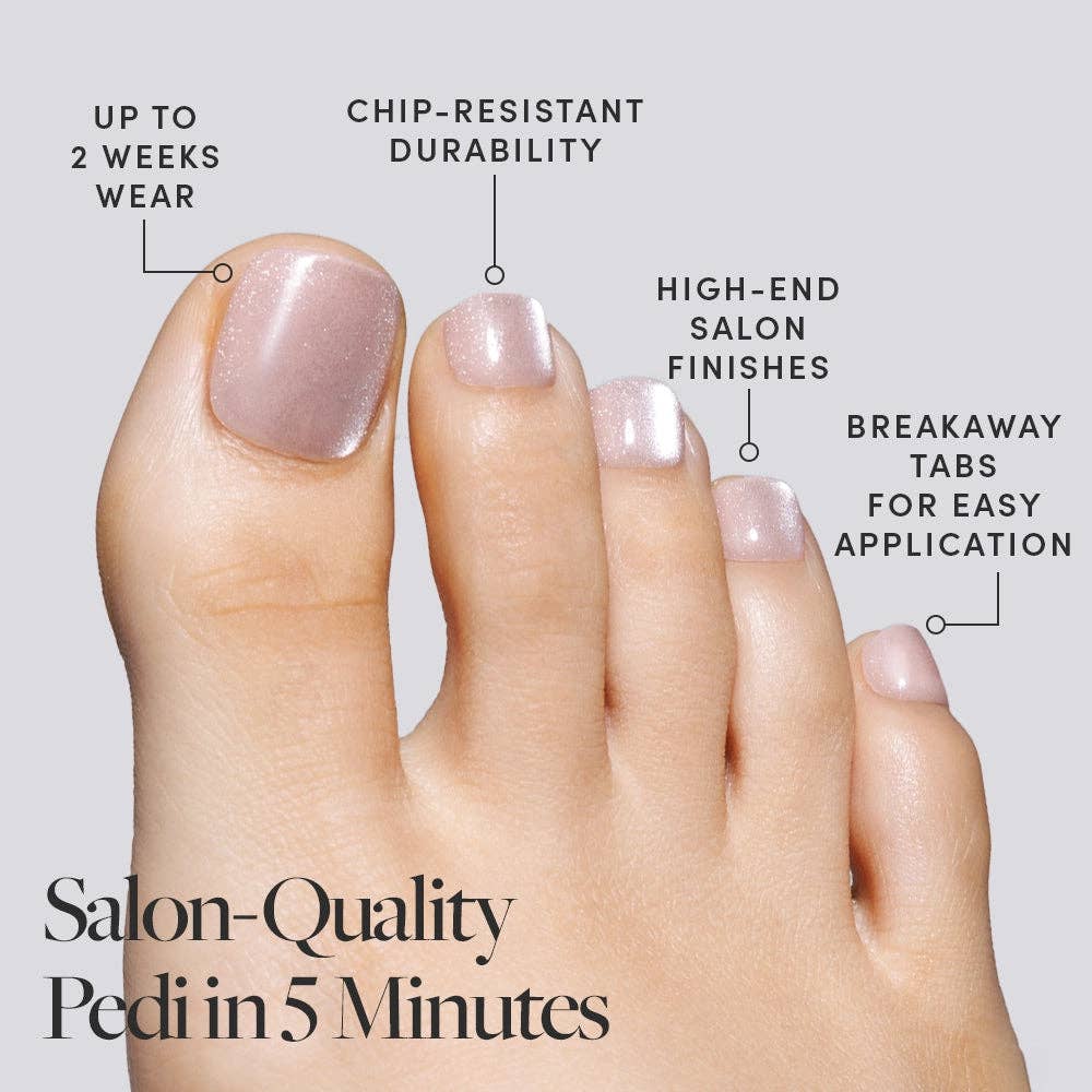 The Vow Nude Velvet Toe Press-On Nails