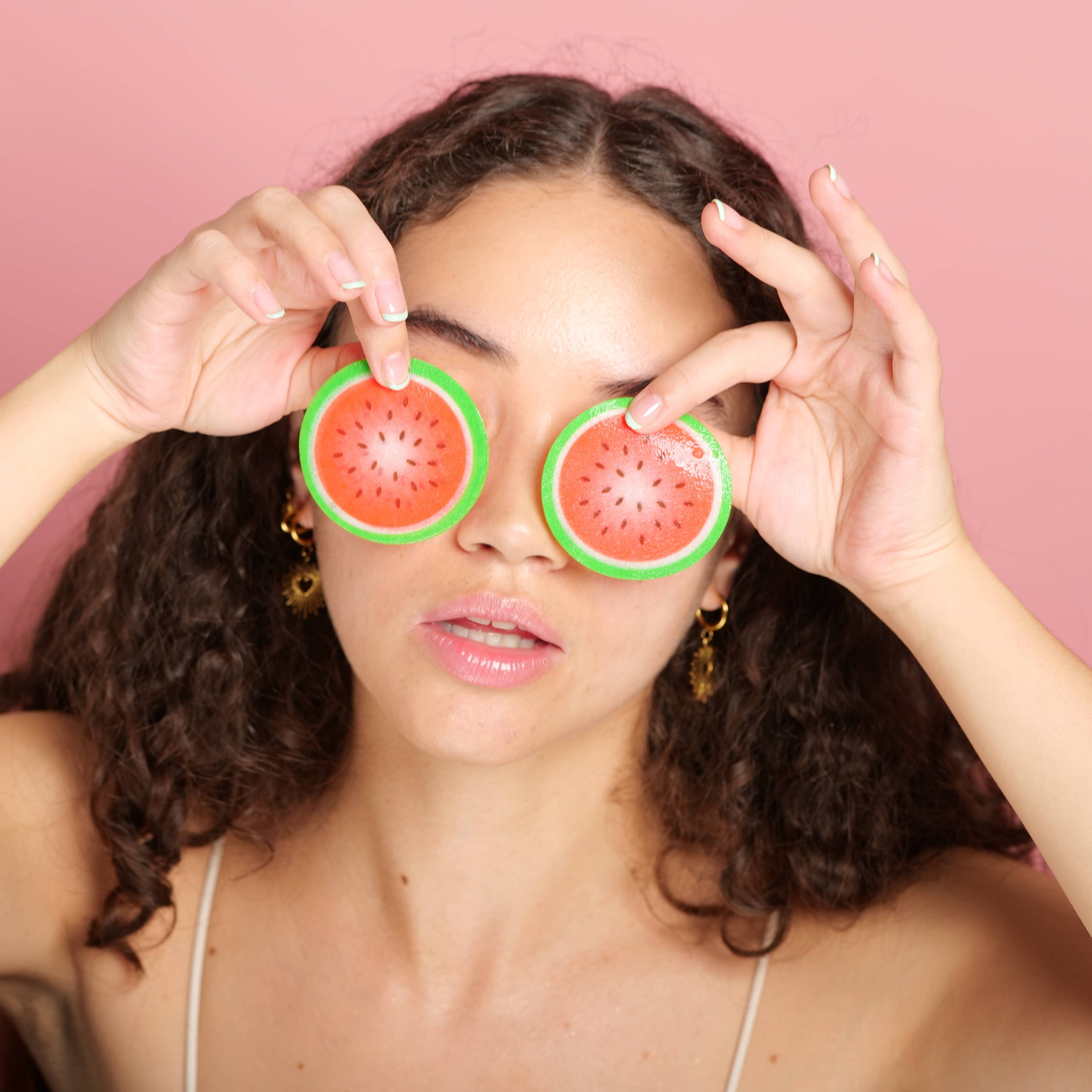 Watermelon hydro-Soothing Spa, Cooling Eye Pads - 12 Pairs