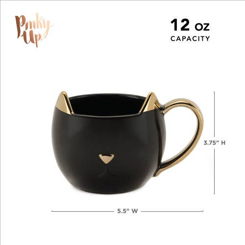 Chloe™ Ceramic Mug - Cat - "Paws & Reflect"