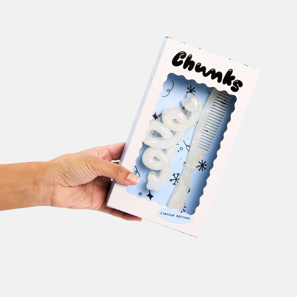 Claw & Comb Gift Set in Angel