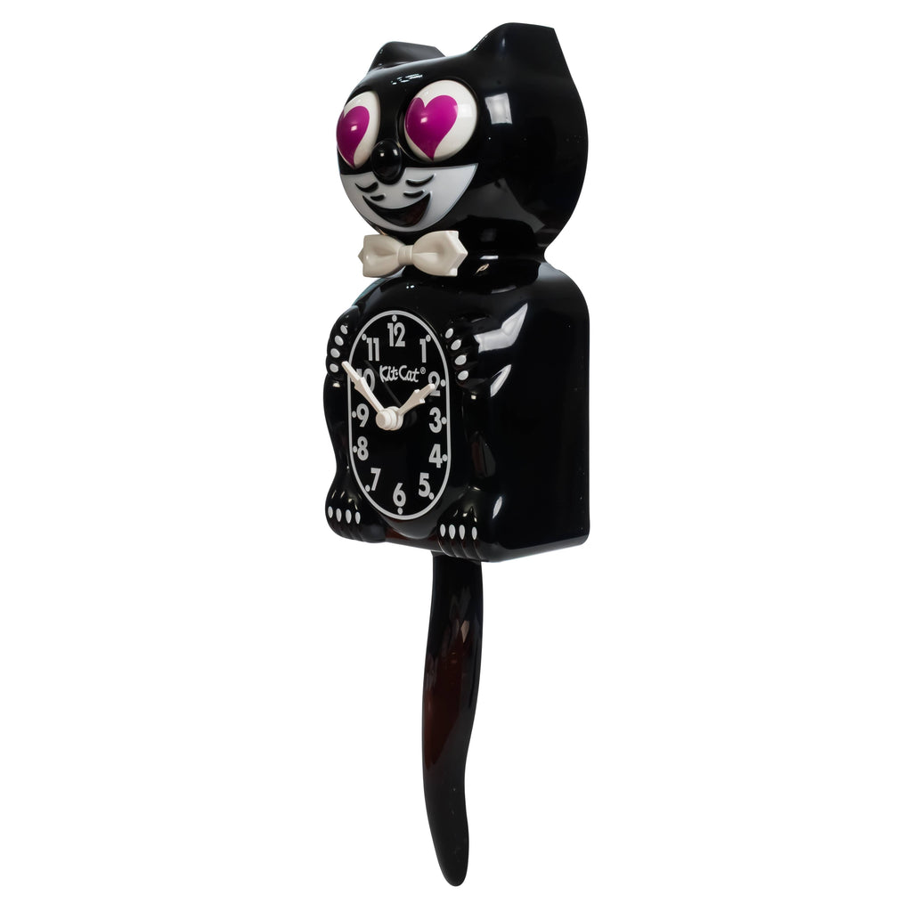 Classic Black Kit Cat Klock - Magenta Heart Limited Edition