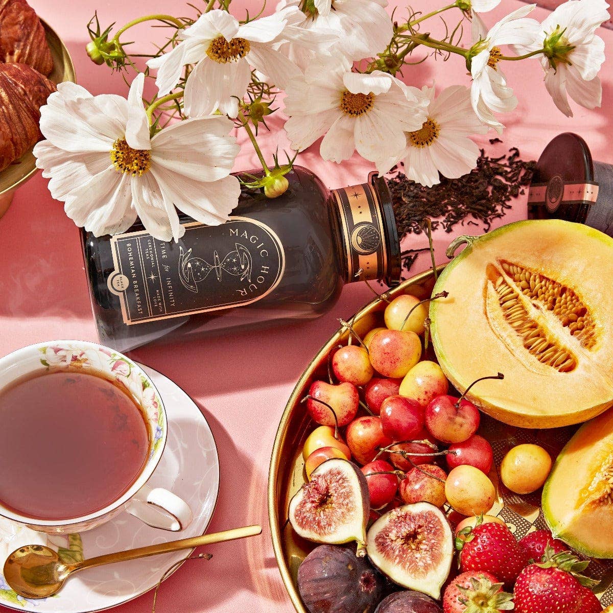 Bohemian Breakfast Black Tea- Probiotic Rich Vanilla Puerh