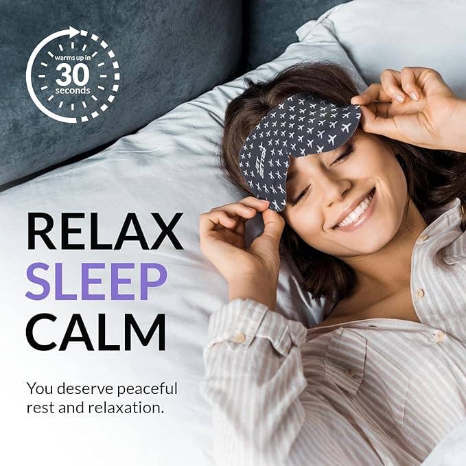 Jet Setter Jasmine Scented Self-Warming Sleep Masks